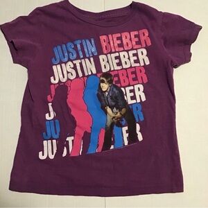 Justin Bieber Purple Graphic Tee